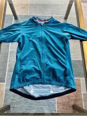 Pearl Izumi Teal and Coral Women's Cycling Jersey